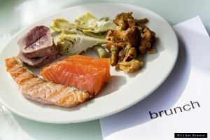 Brunch-Hotel-Hyatt-Regency-Concorde-La Fayette-Silencio-assiette poisson crudites